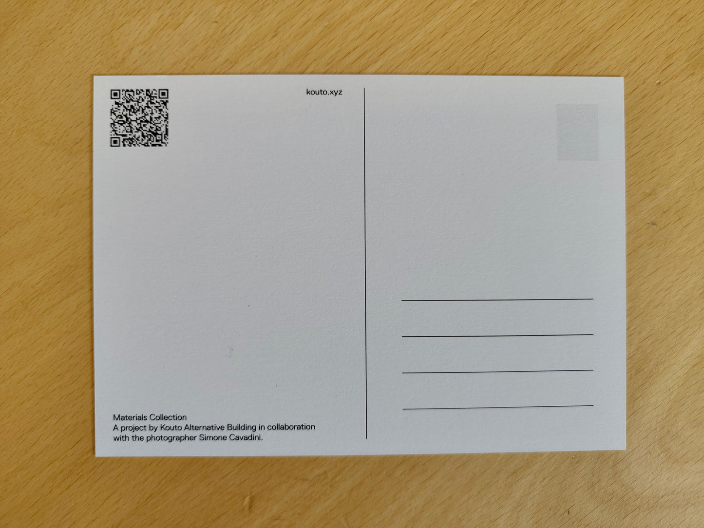 Postcard 10 Simone Cavadini X KAB